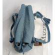 Mazarin bőr táska gyönyörű kék színben selyem béléssel