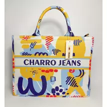 CHARRO JEANS különleges mintás textil nagy táska 